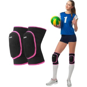 EULANT Elastico Ginocchiere Pallavolo Donna,Morbido Ginocchiere Danza,Protezione del Ginocchio Sport per Bambini & Junior & Adulti per Bici mtb Calcio Basket Scooter Ginnastica Ritmica Gattonare
