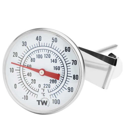 Dairy Thermometer - Ideal For Milk Cheese Yoghurt Coffee Making 165mm Probe Length
