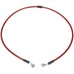 Brake Line Motorcycle 50 cm Motorcycle Hydraulic Reinforced Brake Clutch Hose Line Tube for Dirt Bike Enduro Motocross Red