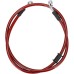 Brake Line Motorcycle 50 cm Motorcycle Hydraulic Reinforced Brake Clutch Hose Line Tube for Dirt Bike Enduro Motocross Red