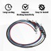 Brake Line Motorcycle 50 cm Motorcycle Hydraulic Reinforced Brake Clutch Hose Line Tube for Dirt Bike Enduro Motocross Red