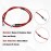 Brake Line Motorcycle 50 cm Motorcycle Hydraulic Reinforced Brake Clutch Hose Line Tube for Dirt Bike Enduro Motocross Red