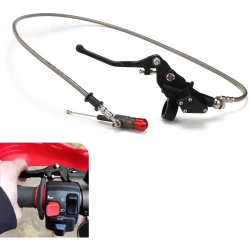 JFG RACING 1200 mm Oil Hose Hydraulic Clutch Lever Master Brake Cylinder for 125cc 250cc Dirt Pit Bike Motorcycle