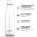 Proworks Stainless Steel Water Bottle, 24 Hours Cold and 12 Hours Hot - Premium Vacuum Water Bottle - Perfect Insulated Bottle for Sports, Running, Cycling - 350 ml / 500 ml / 750 ml / 1 Litre / 1.5