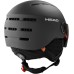 HEAD Knight Visor Ski Helmet for Adults, Unisex, Black