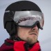 HEAD Knight Visor Ski Helmet for Adults, Unisex, Black