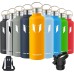 Super Sparrow Stainless Steel Water Bottle, 350 ml, 500 ml, 620 ml, 750 ml, 1 L, Leak-Proof Thermos Flask, BPA-Free Water Bottle, Carbonated Thermos Flask for Children, Fizz, Sports, University,