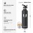 Super Sparrow Stainless Steel Water Bottle, 350 ml, 500 ml, 620 ml, 750 ml, 1 L, Leak-Proof Thermos Flask, BPA-Free Water Bottle, Carbonated Thermos Flask for Children, Fizz, Sports, University,