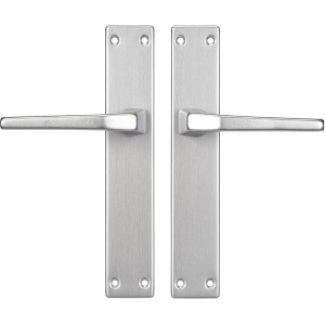 Cambesa 2100P Silver Door Handle Set