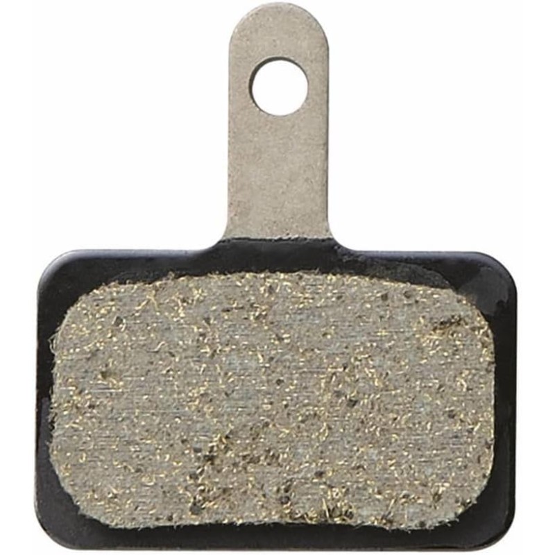 SHIMANO unisex B01s black disc brake pads and spring steel back resin 1 pair