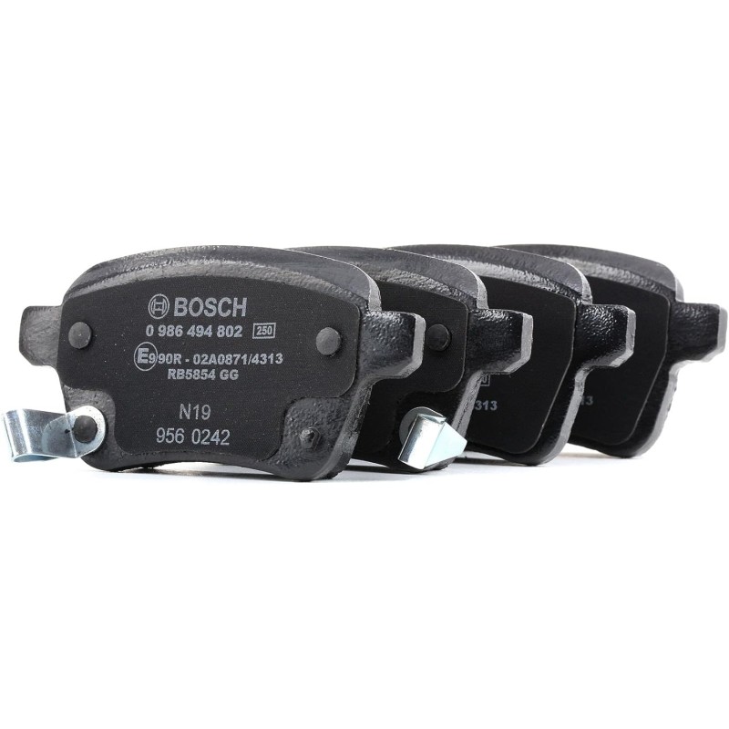 Bosch BP1976 Brake Pads - Rear Axle - ECE R90 Certification - Four Brake Pads Per Set