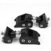 KIMISS 2 x Hood Lock Catch Set Hood Clasps Bracket Buckle Kit