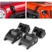 KIMISS 2 x Hood Lock Catch Set Hood Clasps Bracket Buckle Kit