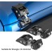 KIMISS 2 x Hood Lock Catch Set Hood Clasps Bracket Buckle Kit