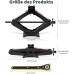 kefflum Scissor Jack, 1500 kg Car Jack, Professional Scissor Jack, Car Trolley Jack with Socket Spanner 1.5T