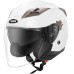Jethelme Rollerhelm Sturzhelm Chopper Helm - YEMA YM-627 Motorradhelm ECE mit Doppelvisier Sonnenblende für Damen Herren Erwachsene