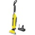 Kärcher FC 5 electric floor cleaner for wiping with suction function (power: 460 W, 60 m² per tank filling, washable microfiber roller, flexible swivel joint, removable 2-tank system)