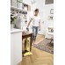 Kärcher FC 5 electric floor cleaner for wiping with suction function (power: 460 W, 60 m² per tank filling, washable microfiber roller, flexible swivel joint, removable 2-tank system)