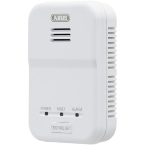 ABUS gas detector GWM100ME for gas heaters - natural gas (methane) / town gas - alarm volume 85 dB - white - 81443