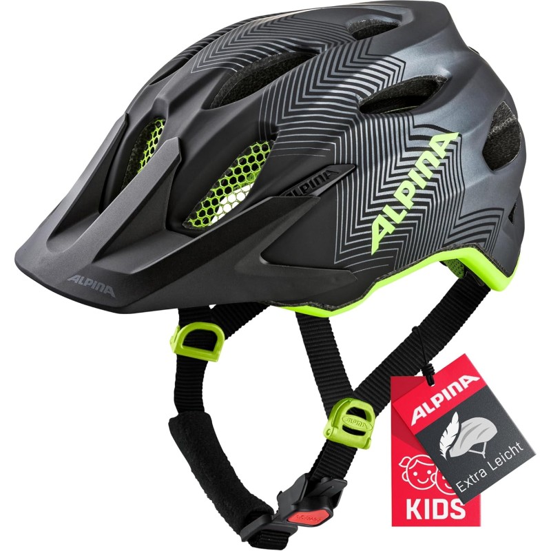Alpina Carapax Junior Bicycle Helmet - Petrol Matt