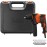 BLACK+DECKER 710W BEH710K-QS Heavy Duty 0-2800 RPM Rotary Hammer Drill with 4 Drills and Kitbox