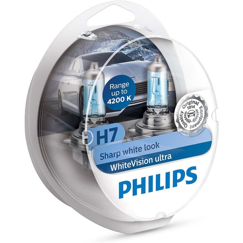 Philips 12972WVUSM WhiteVision ultra xenon effect H7 headlight lamp, 4,200K, double set, number 2