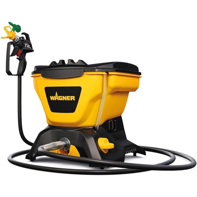 WAGNER Airless Control 150 M paint spray system for wall paints, varnishes, glazes, wood & corrosion protection indoors and outdoors, 0-900 ml / min, 110 bar, container volume 5500 ml, hose 7.5 m