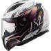 LS2 FF353 RAPID Motorcycle Helmet, NC, s, White/black/pink