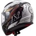 LS2 FF353 RAPID Motorcycle Helmet, NC, s, White/black/pink