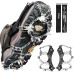 Unigear Crampons for Hiking Shoes, Grödel and Spikes for Ice, Snow, 24 Shoe Spikes, Snow Spikes, Ice Cleats, Traction with Non-Slip for Walking, Jogging, Climbing and Hiking