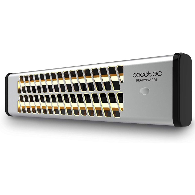 Cecotec Ready Warm 7000 Quartz Bath quartz radiator. 2 steps, suitable for bathrooms, security grille, 1200 W.