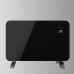 Cecotec Glass Convector Ready Warm 6670 Crystal Connection, WiFi Control, Adjustable Thermostat, Timer, Floor Stand, Suitable for Bathroom (IP24), Silent, 1000 W