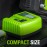 Greenworks 2924107 Charger, Green