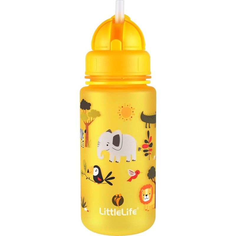 LittleLife Easy Access Water Bottle with Straw for Kids
