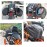 JFG Racing Waterproof Motorcycle Side Saddle Bags/Luggage Bags