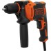 710W BEH710 1-Speed Hammer Drill (Hammer Drill, 13 mm Keyless Chuck, Constant Clockwise / Anti-clockwise Rotation, Grip Rubber Coating, Two-Handle, Includes 2 x HSS Drills, 2 x Masonry Drills)