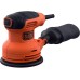 Black+Decker BEW210 Orbital Sander (230 W, Disc Diameter 125 mm, with Integrated Dust Extraction, for Sanding/Polishing, Velcro Fixing System, Includes 1 Sandpaper K120)