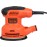 Black+Decker BEW210 Orbital Sander (230 W, Disc Diameter 125 mm, with Integrated Dust Extraction, for Sanding/Polishing, Velcro Fixing System, Includes 1 Sandpaper K120)