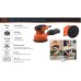 Black+Decker BEW210 Orbital Sander (230 W, Disc Diameter 125 mm, with Integrated Dust Extraction, for Sanding/Polishing, Velcro Fixing System, Includes 1 Sandpaper K120)