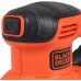 Black+Decker BEW210 Orbital Sander (230 W, Disc Diameter 125 mm, with Integrated Dust Extraction, for Sanding/Polishing, Velcro Fixing System, Includes 1 Sandpaper K120)