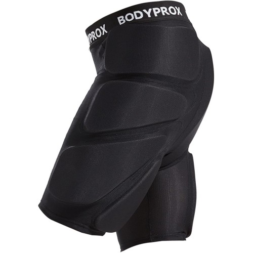 Bodyprox Padded Protective Shorts for Snowboarding, Skating and Skiing, 3D Protection for Hips, Buttocks and Coccyx