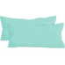 Npluseins 1331.1812 Cotton Pillowcases, Jersey, Various Colours, Pack of 2