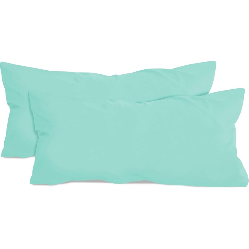 Npluseins 1331.1812 Cotton Pillowcases, Jersey, Various Colours, Pack of 2