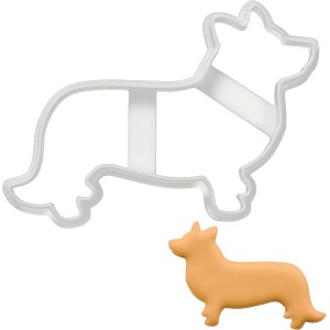 Welsh Corgi Cardigan Silhouette Cookie Cutter, 1 Piece. Bakerlogy