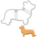 Welsh Corgi Cardigan Silhouette Cookie Cutter, 1 Piece. Bakerlogy