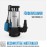 Güde 94639 Submersible Waste Water Pump GS 1103 PI, Immersion Depth Up To 7 m, Maximum Pumping Head 8 m, 1100 W, 20,000 l/h