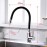 Griffema Grifería de Cocina G4002SE Kitchen Tap with Flexible Spout, High Spout (250 mm), Sink Fitting, G3/8 inch Connections, High Pressure, Universal Swivel, G4002-2