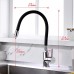 Griffema Grifería de Cocina G4002SE Kitchen Tap with Flexible Spout, High Spout (250 mm), Sink Fitting, G3/8 inch Connections, High Pressure, Universal Swivel, G4002-2