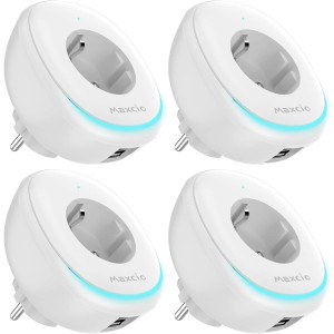 Maxcio Wlan Socket With Smart Lamp and 2 USB Ports