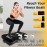 EVOLAND Vibration Plates, Vibration Fitness Equipment for Home Use, with Bluetooth Speaker, 5 Program Modes, 2 Resistance Bands, Vibration Fitness Trainer, 150 kg Maximum Load (B)
